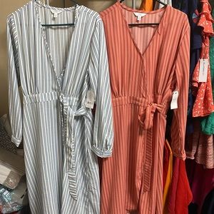 NWT time and tru wrap dress bundle